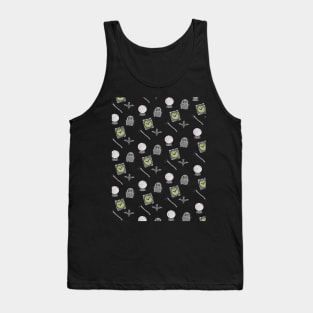 Happy Haunts Pattern Tank Top